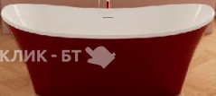 Ванна FRANK F6104 White/Red