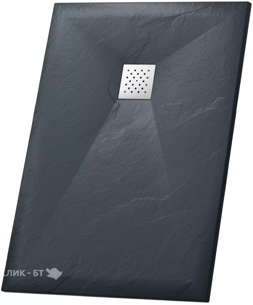 Поддон GROSSMAN GR-S270100Q 70х100х2,5 см графит