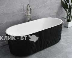 Ванна FRANK F6103 White+Black