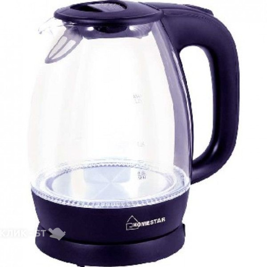 Чайник HOMESTAR HS-1012 стекло фиолетовый