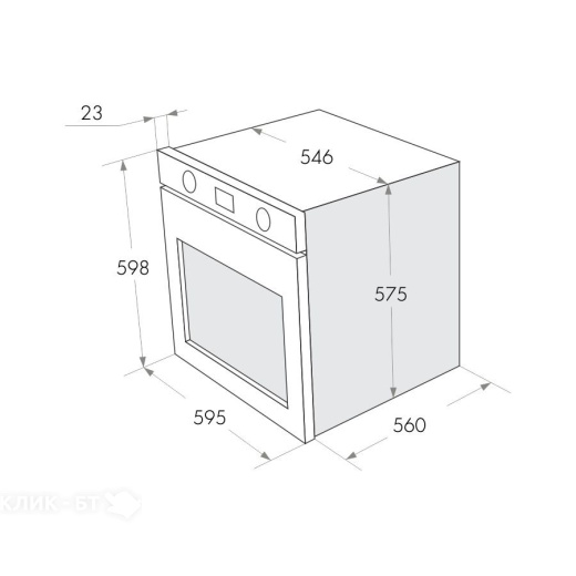 Духовой шкаф MAUNFELD MEOFE 676 RBGTMS