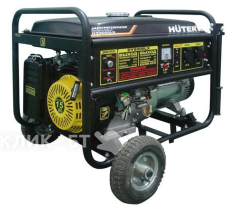Генератор HUTER dy8000lx-3 с колёсами