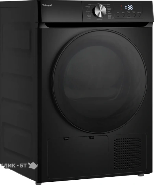 Сушильная машина WEISSGAUFF WD 6010 Heat Pump Matt Black