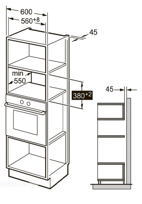 Микроволновая печь KUPPERSBERG HMW 650 BL