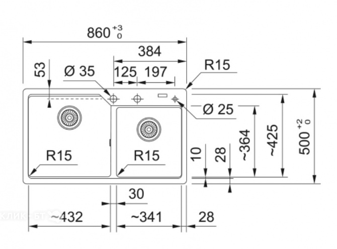 Кухонная мойка FRANKE UBG 620-86 черный матовый (114.0634.794)
