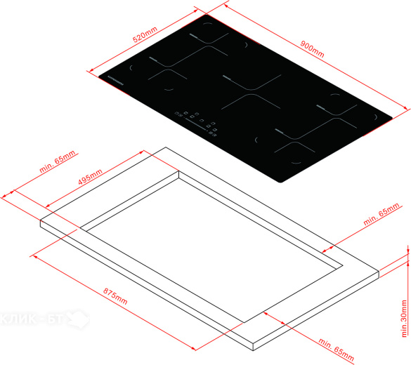 Варочная поверхность KUPPERSBERG ICS 905