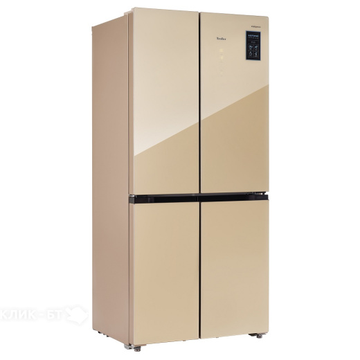 Холодильник TESLER RCD-482I BEIGE GLASS
