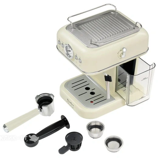 Кофеварка TESLER ECM-245 BEIGE