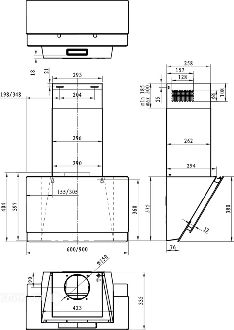Вытяжка GORENJE WHI649EXBG