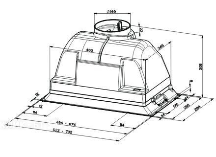 Вытяжка Faber INCA PLUS HCS LED X A52