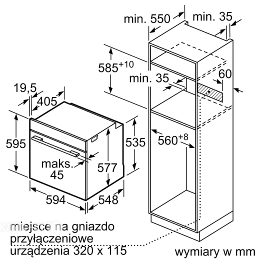 Духовой шкаф BOSCH HBG7341B2
