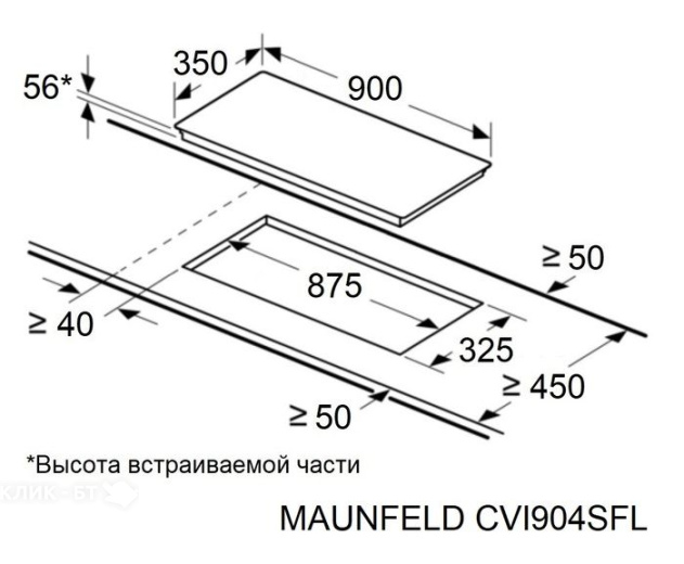 Варочная поверхность MAUNFELD CVI904SFLLGR