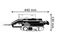 Ленточная шлифмашина BOSCH gbs 75 ae (0601274708)