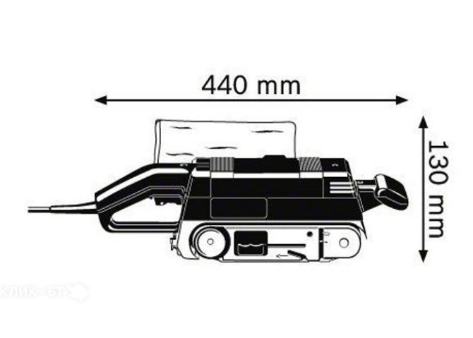 Ленточная шлифмашина BOSCH gbs 75 ae (0601274708)