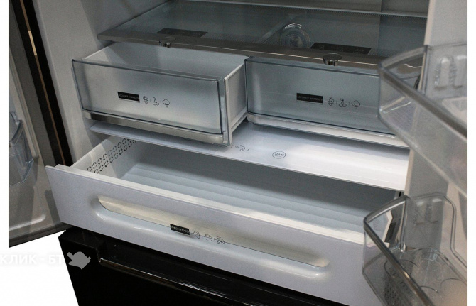 Холодильник Leran RFD 773 BG NF черный