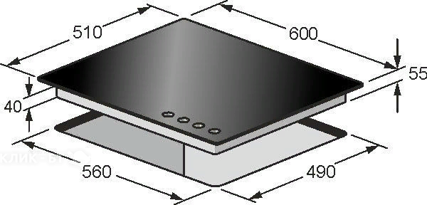 Варочная поверхность Kaiser KCG 6394 W Turbo Romb