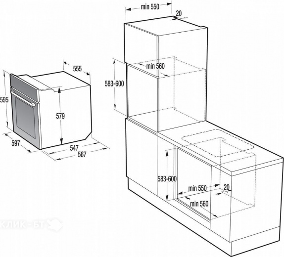 Духовой шкаф GORENJE BO747A21XG