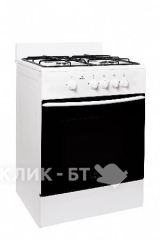 Кухонная плита Greta 600 исп №12 белый (со щитком)