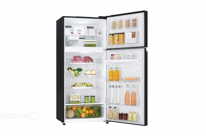 Холодильник LG GN-C702SGBM черный