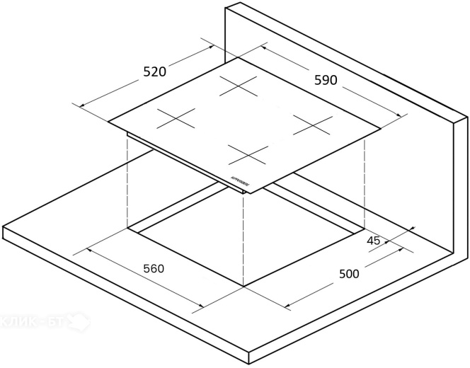 Варочная поверхность KUPPERSBERG fa63if01