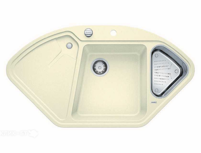 Кухонная мойка BLANCO 521265  DELTA-F SIRANIT ЖИН С КЛАПАНОМ-АВТОМАТОМ