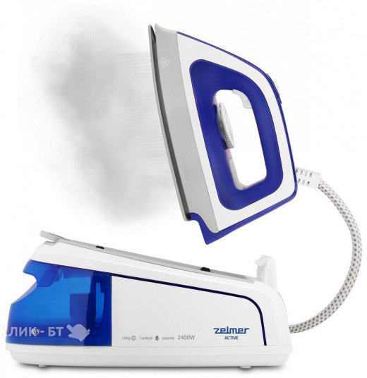 Паровая станция ZELMER ZIS2415 ACTIVE WHITE/DARKBLUE