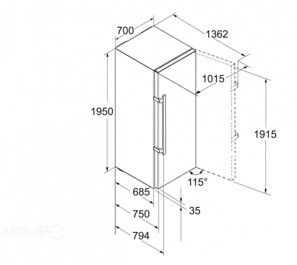 Морозильная камера Liebherr GN 5215