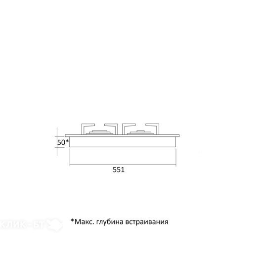 Варочная поверхность KUPPERSBERG fq663 c bronze
