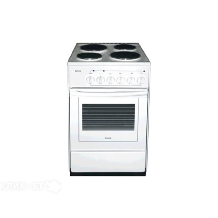 Кухонная плита ЛЫСЬВА эп 401 ст белая