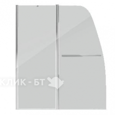 Шторка для ванны GROSSMAN GR-100/2 БЕЗ РУЧКИ