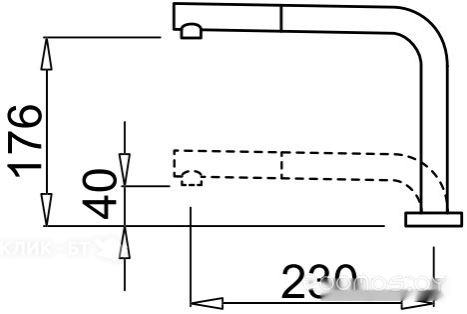 Смеситель ELLECI Tevere Cromato