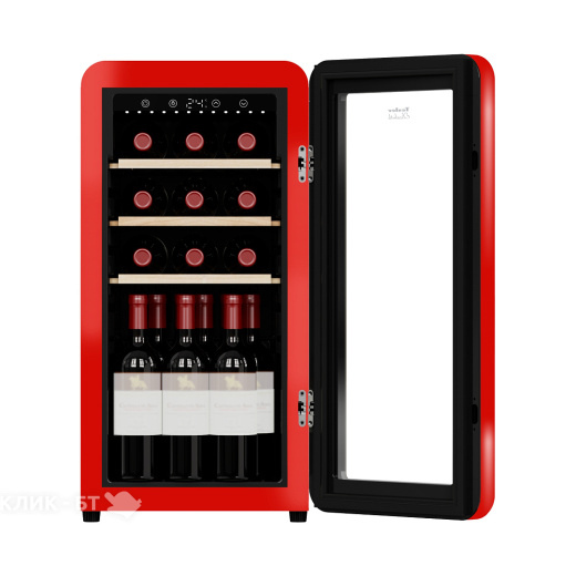 Винный шкаф TESLER CWC-188 RUBY RED