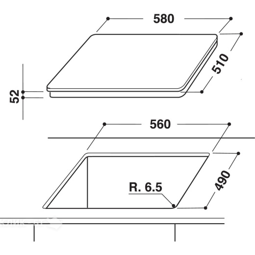 Варочная поверхность HOTPOINT-ARISTON KIA 641 B B (CF)