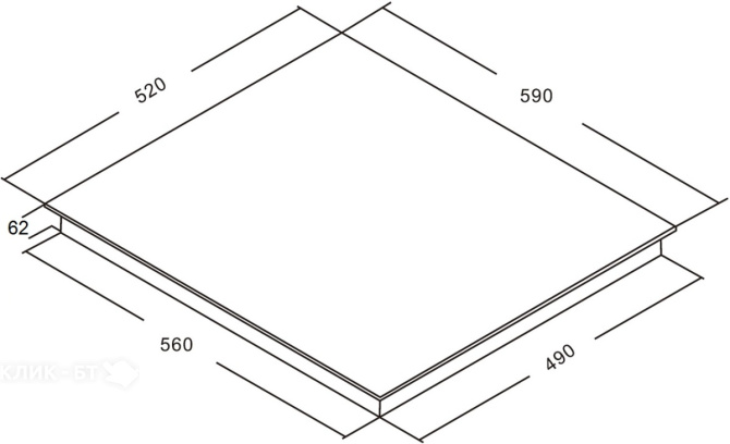 Варочная поверхность AKPO PIA 6094218U BL