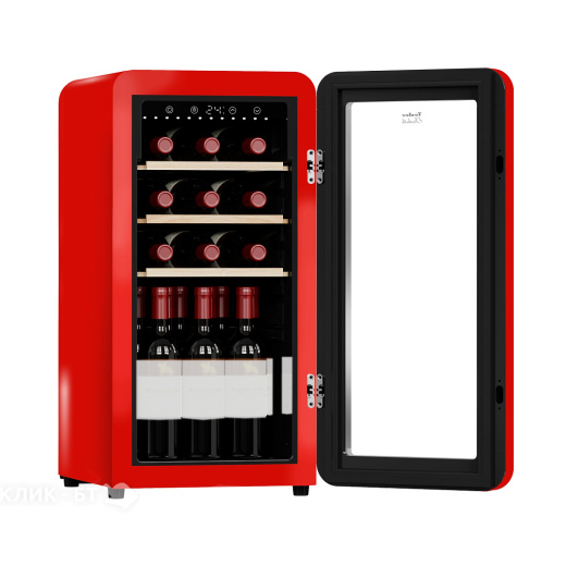 Винный шкаф TESLER CWC-188 RUBY RED