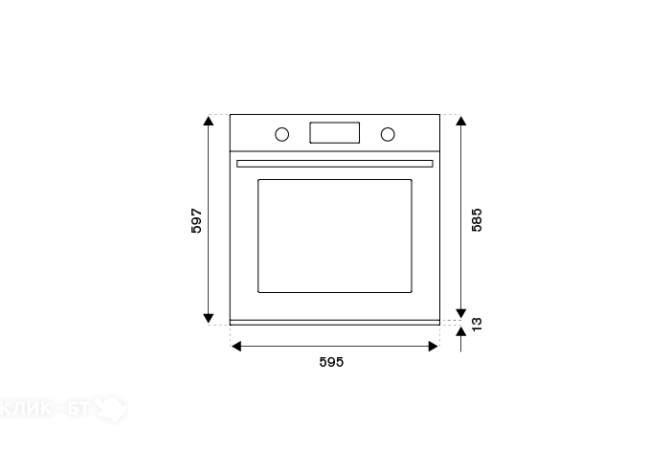 Духовой шкаф BERTAZZONI F6011HERVPTNE