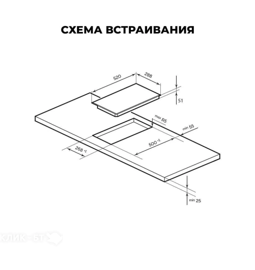 Варочная поверхность LEX EVH 321A BL