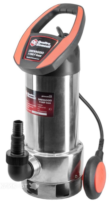 Насос QUATTRO ELEMENTI Drenaggio 1100 F Inox 770-742