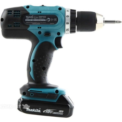 Дрель-шурповерт Makita DDF453SYX4