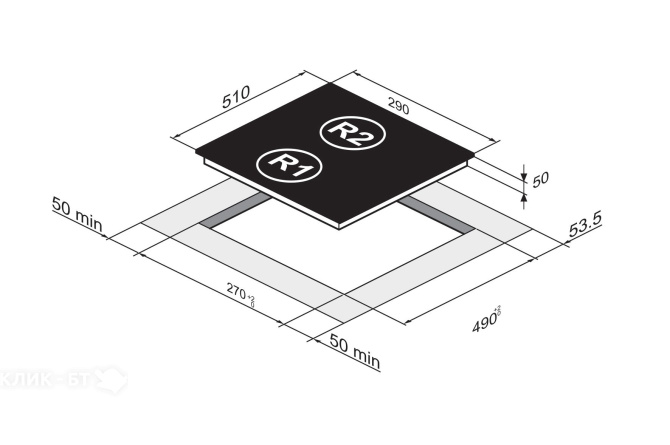 Варочная поверхность KORTING hi 32002 b