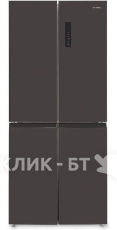 Холодильник HYUNDAI CM45043F черная сталь