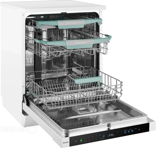 Посудомоечная машина WEISSGAUFF DW 6114 Inverter Touch AutoOpen White