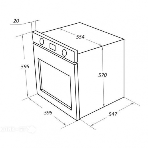 Духовой шкаф MAUNFELD EOEH.7611S2