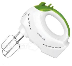 Миксер ERGOLUX ELX-EM01-C34 белый/салатовый