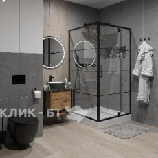 Душевое ограждение NIAGARA NG-0280-08 BLACK