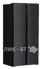 Холодильник HYUNDAI CS4505F черная сталь