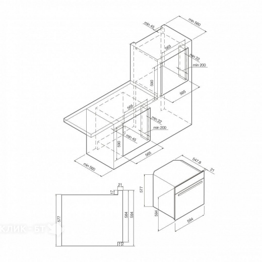 Духовой шкаф GRAUDE BMP 60.3 SE