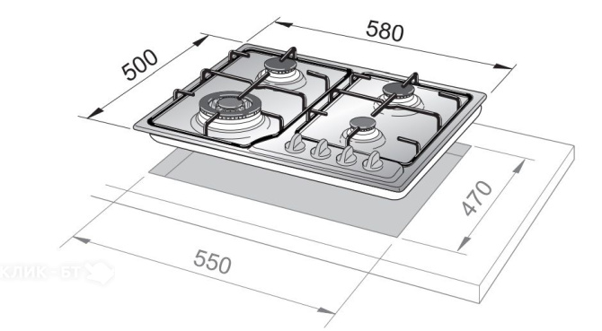 Варочная поверхность DELONGHI DFI 46 ASDV RUS