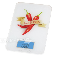 Весы BBK KS106G белый/красный