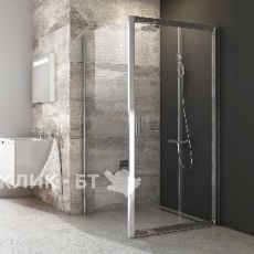 Душевая стенка RAVAK Blix BLPS-90 блестящая + транспарент 9BH70C00Z1
